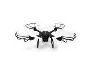 WonderTech Voyager 2.4GHz 6-Axis Gyro Drone Quadcopter with HD FPV Real Time Live Video Feed Camera, Black