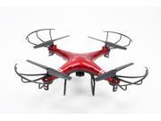 WonderTech Aquarius 2.4GHz 6-Axis Gyro Drone Quadcopter with LED Light, Red