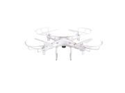 WonderTech Aquarius 2.4GHz 6-Axis Gyro Drone Quadcopter with LED Light, White