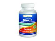 Best Naturals Flush Free Niacin 500 mg 180 Capsules