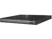 AS5812 54T 48 Port 10G Base T with 6 QSFP 40G Uplink dual AC PSUs on port side Port to Rear airflow Trident 2 with Intel Atom CPU US Power Code