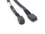 Internal Mini SAS HD SFF 8643 to Mini SAS SFF 8087 Cable 0.5 Meter 1.6ft Foldable Flexible