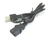 US Style Universal 3 Prong Power Cord Cable for Desktop Printers Monitors