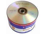 50pcs VERBATIM Blank DVD R DVDR 16X 4.7GB Recordable Logo Branded Media Disc