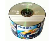 50pcs PHILIPS Blank CD R CDR Logo Branded 52X 700MB 80min Recordable Media Disc