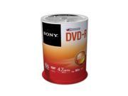 100pcs SONY Blank DVD R DVDR Silver Logo Branded 16X 4.7GB Media Disc 100pk Spindle