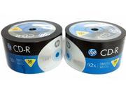 100 HP Blank CD R CDR Logo Top 52X 700MB 80MIN Shrink Wrap Recordable Media Disc