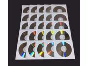 New 25 pieces Blank DVD RW DVDRW 4x Silver Shiny Top 4.7GB Rewritable Media Disc