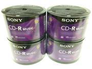 200 SONY Blank Music CD R CDR Branded 80min Digital Audio Media Disc EXPEDITED