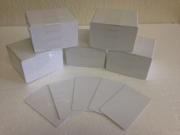 500 x CR80 .30 Mil Graphic Quality Blank White PVC Credit Card ID PRINTER Sealed