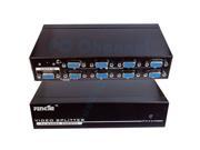 New 250Mhz 1 PC To 8 Port VGA Video Monitor Splitter Box with Power