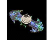 Fidget Hand Spinner Tri-Spinner Gyroscope Abalone Shell Material Metal Fusion Toys