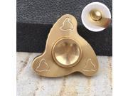 Tri-Fidget Spinner Hand EDC Toy Copper Brass Antidepressant Anti-stress Toy