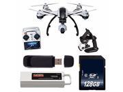 YUNEEC Q500+ Typhoon Quadcopter with CGO2-GB Camera and Steady Grip (RTF) + 64GB SDXC Class 10 Memory Card + 32GB SDHC Class 10 Memory Card + SD Card USB Reader