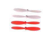 THZY H107C H107D X4 RC Quadcopter Spare Parts Blade Set Red