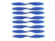 SODIAL 4 Pair Plastic Replacement 1045 RC Airplane CW CCW Propeller Blue for F450 F550 Quadcopter