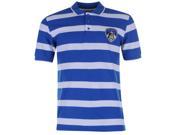 Team Mens Gents Stripe Polo Shirt Short Sleeve Football Tee 