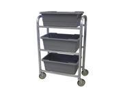 Prairie View LUGCT3 3 Lug Aluminum Carts, 43.75 x 15.5 x 28.