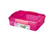 Sistema 1482 Snack Attack Dual Container, Assorted Colors