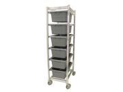 Prairie View LUGCT6-KD 6 Lug Knock Down Aluminum Carts, 70.5