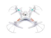 Microgear EC10399-White RC Quadcopter Drone UAV RTF UFO with 2MP HD Camera Syma