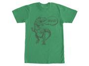 Lost Gods T Rex Roar Mens Graphic T Shirt
