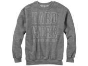 CHIN UP Hard Work Womens Graphic Sweatshirt