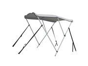 Portable Bimini Top Cover Canopy For Length 14 16 ft Inflatable Boat 3 bow