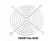 Silver Tone Computer PC Metal Case Fan Guard Protective Grill for 12CM 120mm Case HDD DVD Fan