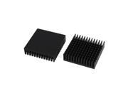 2pcs Black 40x40x11mm Aluminum Heat Sink Radiator Heatsink for CPU GPU Electronic Chipset heat dissipation