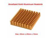 Aluminum Fin Heatsink 45x45x10mm Electronic Chip Cooling Radiator Heat sink Cooler for Hard Drive Disk HDD Graphics Video Card