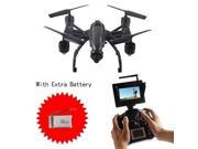 JXD 509G 5.8G FPV with 2.0MP HD Camera High Hold Mode Headless Mode One Key Return RC Quadcopter Drone with Extra Battery