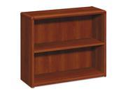 HON HON10752CO 10700 Series Wood Bookcase Two Shelf 36w x 13 1 8d x 29 5 8h Cognac