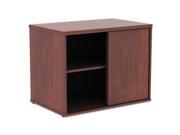 Alera Open Office Low Storage Cabinet Credenza 29 1 2 X 19 1 8x 22 7 8 Cherry