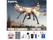 Original Syma X8HW FPV 2.4Ghz 6 Axis Gyro RC Quadcopter Drone with WIFI Camera+ 2 Battery US Plug