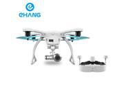 Ehang GHOSTDRONE 2.0 VR Android, Quadcopter With 4K Sports Camera for Photographer, White/Blue