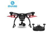 Ehang GHOSTDRONE 2.0 VR Android, Quadcopter With 4K Sports Camera for Photographer, Black/Orange