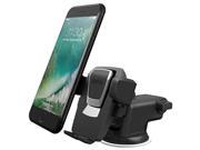 iOttie Easy One Touch 3 (V2.0) Car Mount Universal Phone Holder for iPhone 7 Plus 6s Plus SE Samsung Galaxy S8 Edge S7 S6 Note 5- Retail Packaging- Black