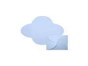 UPC 848614000128 product image for A7 Petal Invitations (5 x 7) - Baby Blue (10 Qty.) | upcitemdb.com