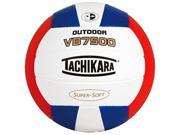 UPC 768715198466 product image for Tachikara VB7500 SUPER-SOFT Composite Leather Stitched Outdoor Volleyball (Scarl | upcitemdb.com