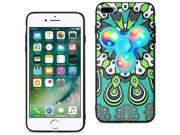 iPhone 7/6/6S Plus Case TPU Protective Cover w/ LED Fidget Spinner Toy Turquoise