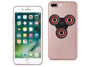 iPhone 7/6/6S Plus Case TPU Protective Cover w/ LED Fidget Spinner Toy Rose Gold