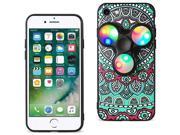 For iPhone 7/6/6S Case TPU Protective Cover with LED Fidget Spinner Toy Teal
