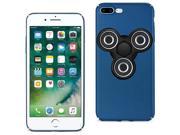 For iPhone 7/6/6S Plus Case TPU Protective Cover w/ LED Fidget Spinner Toy Navy