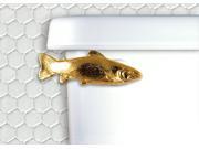 Decorative Trout Decorative Toilet Tank Flush Lever Handle Front Mount Gold