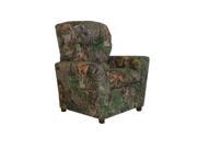 Child Recliner with Cup Holder Camouflage Green True Timber DZD9755