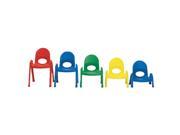 Angeles Value Kids Home Preshool Daycare Classroom Stack Chair 13 Candy Apple Red