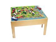 Kids City Transportation Activity Educational Fun Learning Wooden Play Table