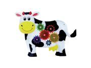 Kids Cow Design Activity Education Toys Fun Daycare Learning Wall Mounted Panel