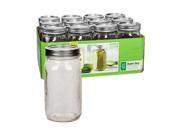 Ball Wide Mouth 32 Ounce Quart Jars with Lids and Bands Case of 12